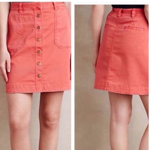 ANTHROPOLOGIE Pilcro and the Letterpress Skirt - Picture 3 of 8